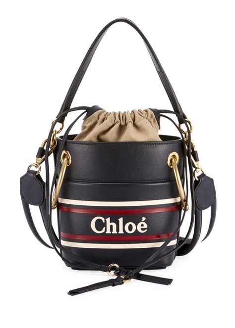 Chloé Leather Roy Bucket Bag 